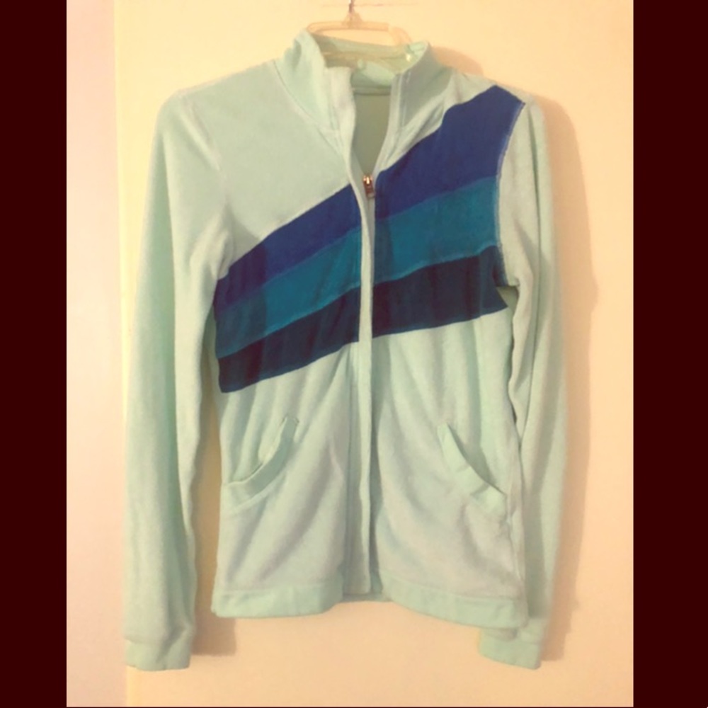 Light Mint Green Lululemon Velour Track Jacket